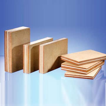 Wood core panel product